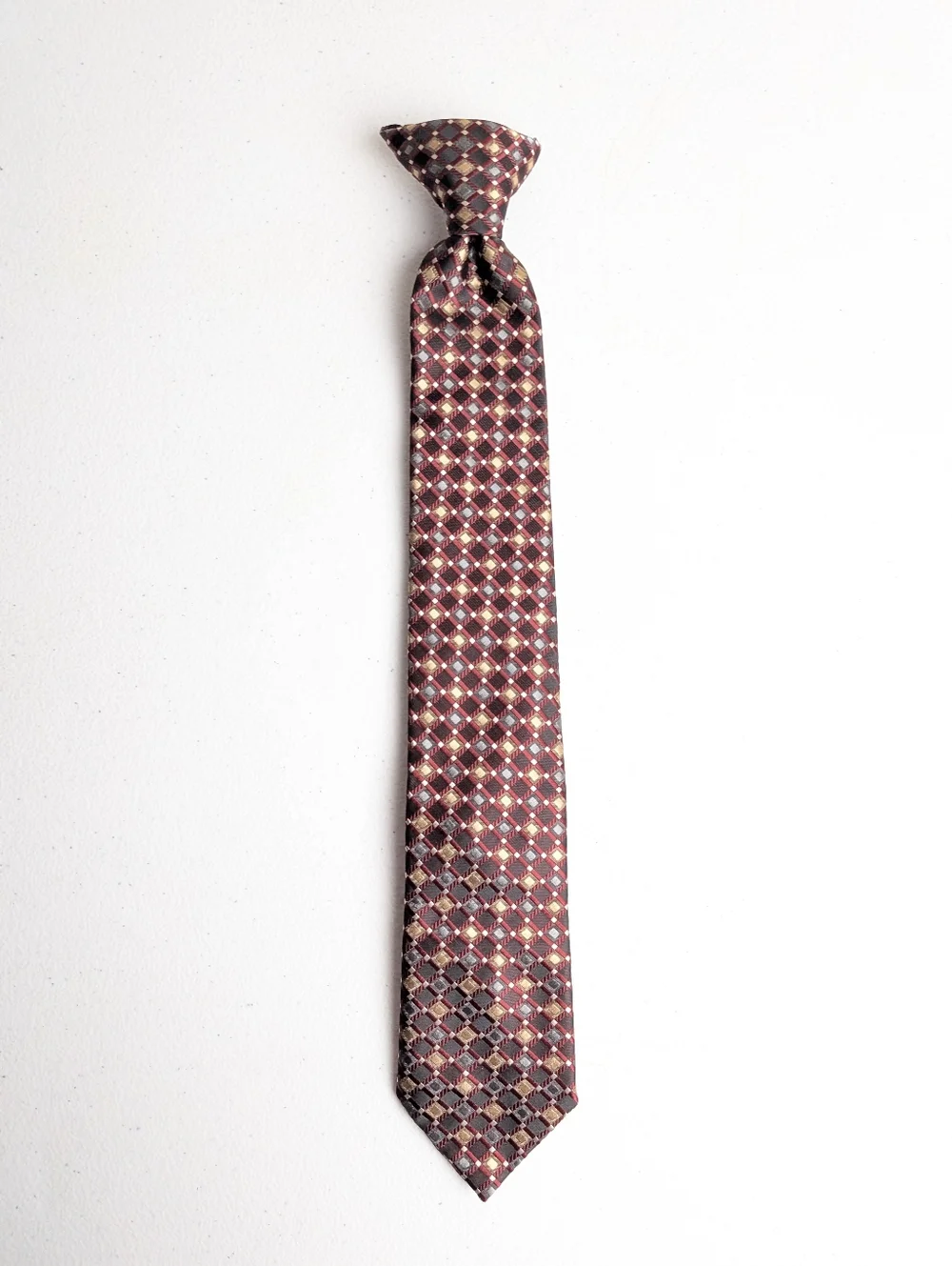 Boys Variety Clip On Ties 10 Pack Bergamo New York/George  11-15 Length Formal